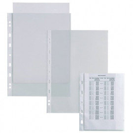 pol-0F100/15  BUSTA FORAT.22X30 TRASPARENTE/LUCIDA SPESSORE PESANTE